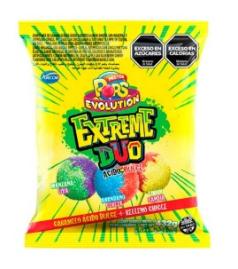 CHUPETIN Mr Pop EVOLUTION EXTREME DUO (B x24u)